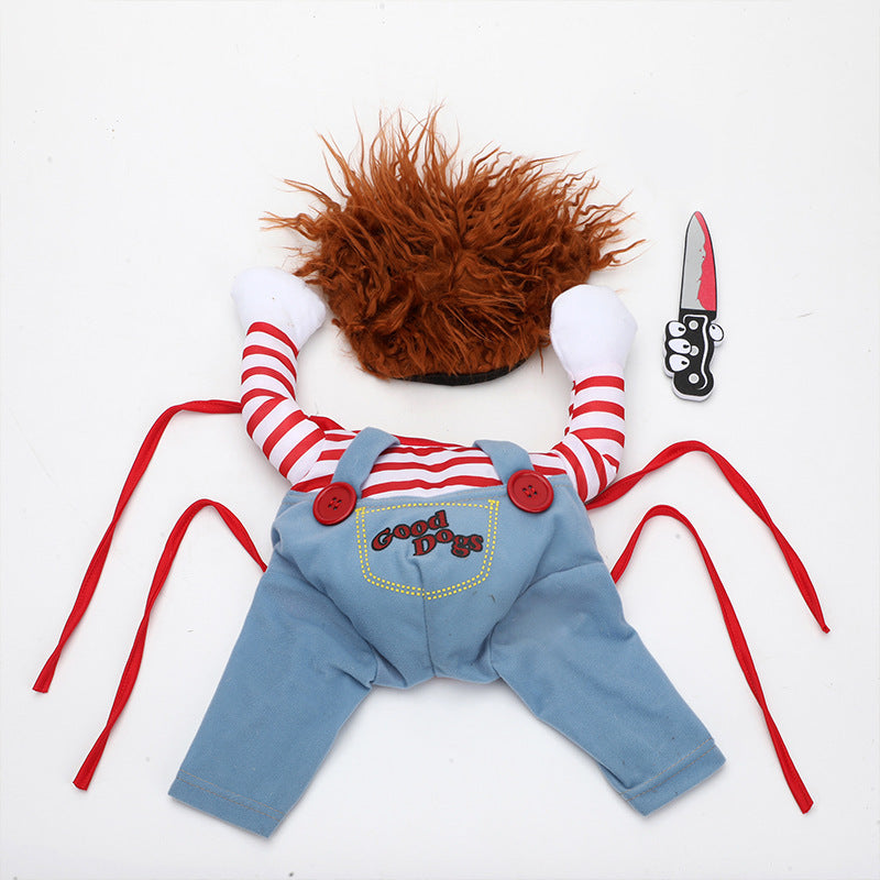 Halloween Pet Adjustable Scary Costume
